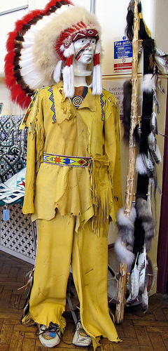 What type of clothing did Native Americans wear?
